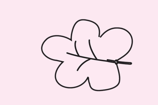 分享几幅树叶的简笔画