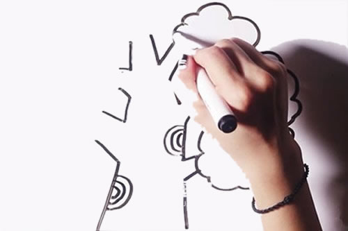 大树简笔画画法