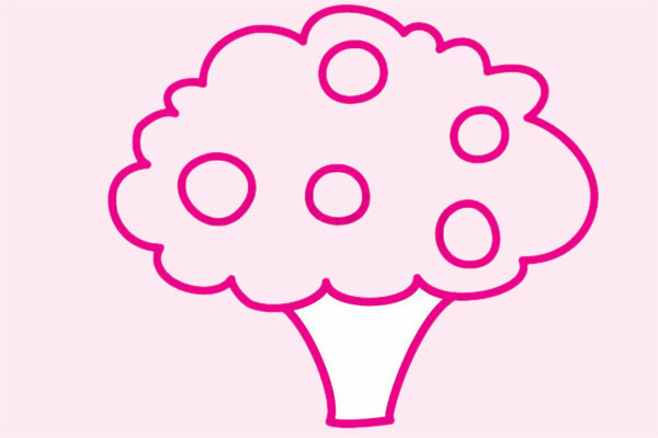 关于果树的简笔画图片