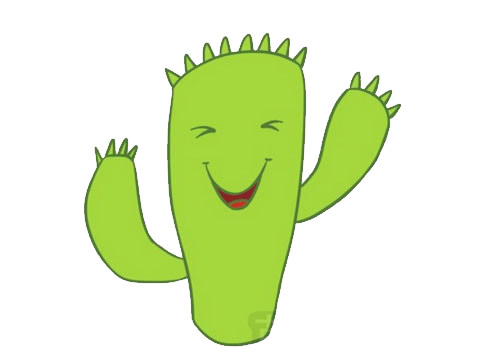 仙人掌简笔画详细步骤