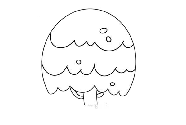 简单易学的大树简笔画