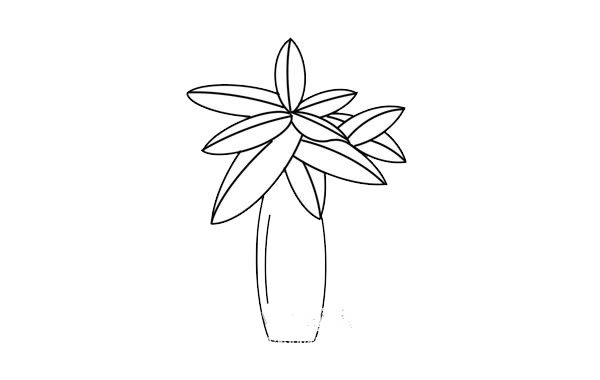 简单的发财树儿童简笔画