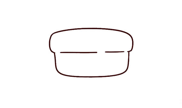 可爱的盆栽仙人掌简笔画