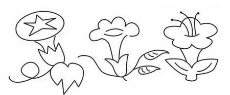 分享一些花草和树木简笔画