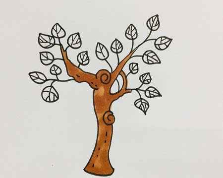 桑树简笔画怎么画简单又漂亮