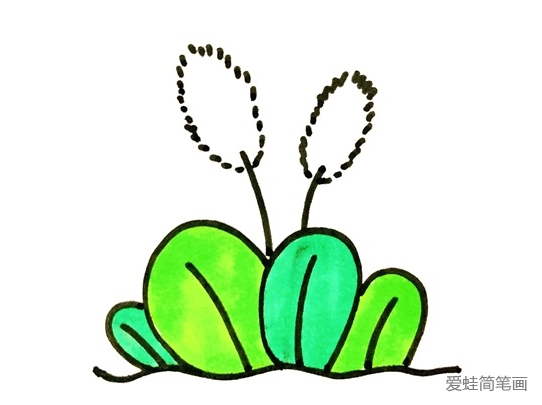 狗尾巴草怎么画