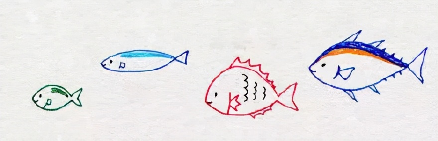 由易到难教你画小鱼