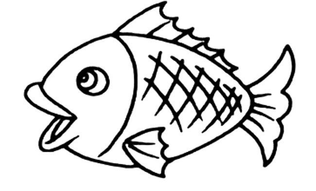 关于鲤鱼的儿童简笔画