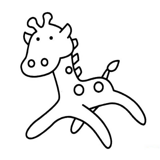 简单的卡通小鹿怎么画