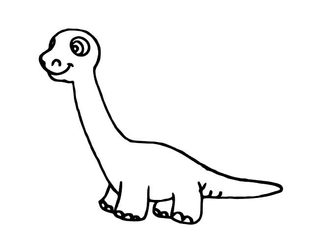 关于雷龙的简笔画