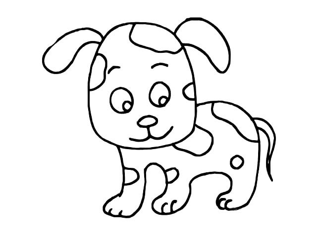 7款可爱的小狗简笔画精选
