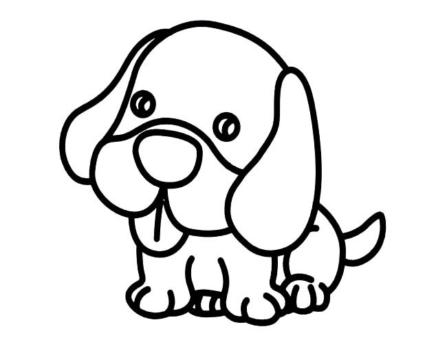 7款可爱的小狗简笔画精选