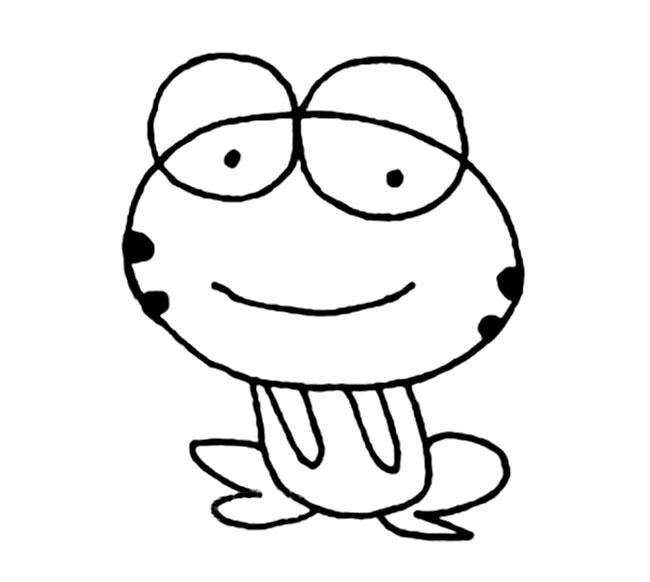 简单的青蛙怎么画