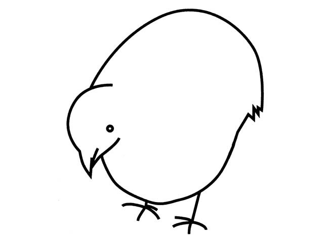 关于鹧鸪的简笔画