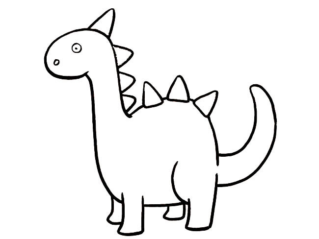 简单易学的恐龙简笔画