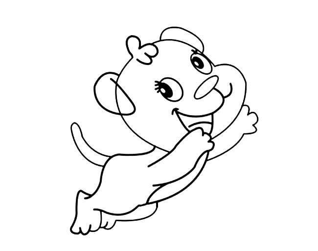 分享几款各不相同的狗狗简笔画