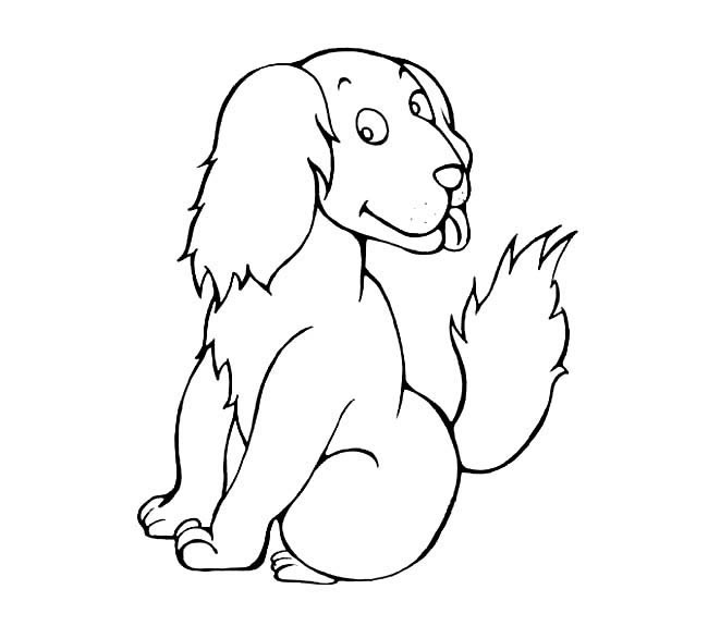 分享几款各不相同的狗狗简笔画