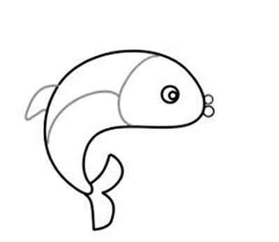 鲤鱼的简单画法步骤