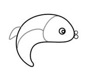 鲤鱼的简单画法步骤