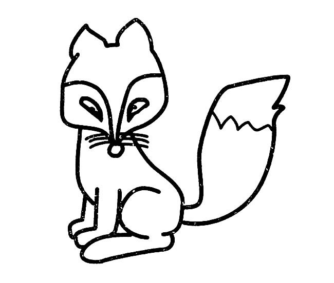 狐狸的简单画法