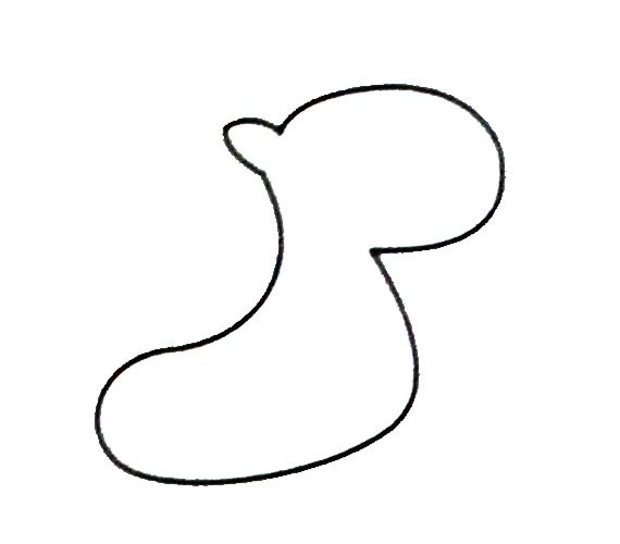 一只小斑马的简笔画教程