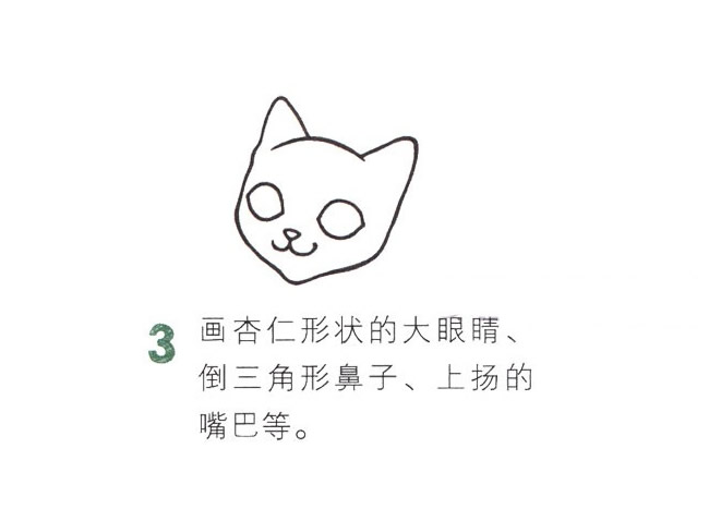 玩毛线的小猫简笔画