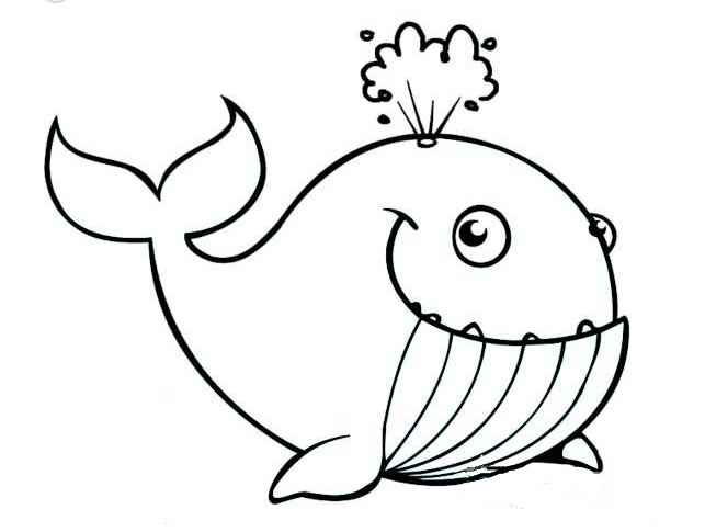 9款鲸鱼简笔画大全