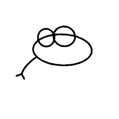 四步教你画一条简单的蛇