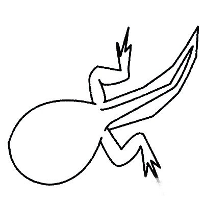 简单的蝌蚪怎么画 简单的蝌蚪怎么画