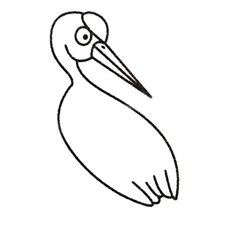 三步就学会画简单的丹顶鹤