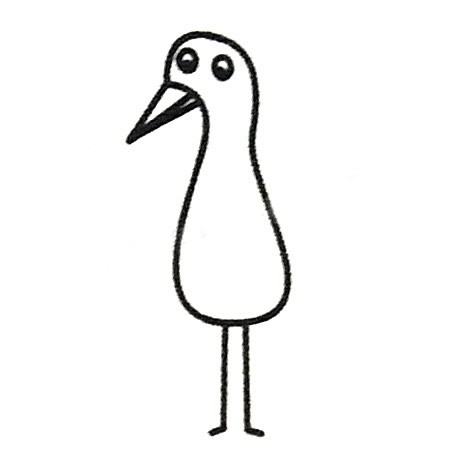 三步学会画简单的孔雀