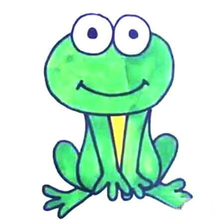 六步画出青蛙简笔画 六步画出青蛙简笔画