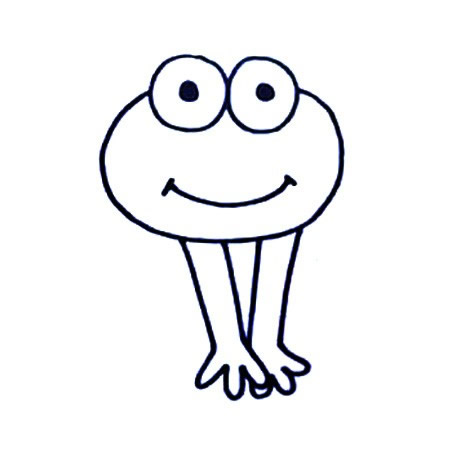 六步画出青蛙简笔画 六步画出青蛙简笔画