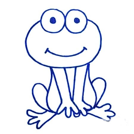 六步画出青蛙简笔画 六步画出青蛙简笔画