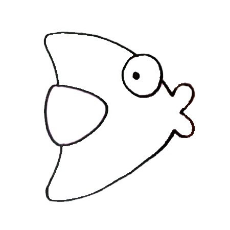小丑鱼怎么画 涂色的小丑鱼简笔画教程