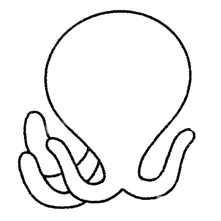 章鱼怎么画最简单