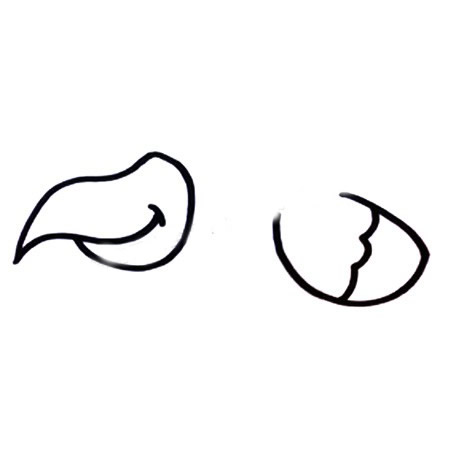 乌鸦怎么画 涂色的卡通乌鸦简笔画