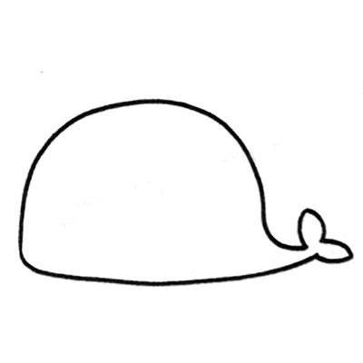 一步步教你画可爱的鲸鱼 一步步教你画可爱的鲸鱼