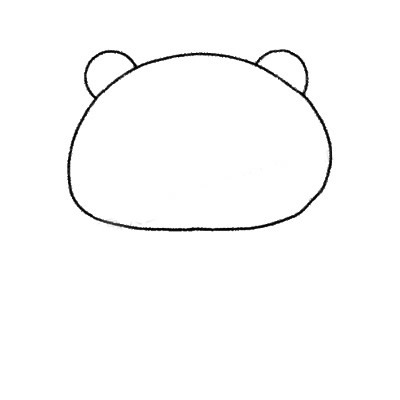 Q版小熊简笔画教程涂色