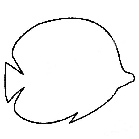 三步画出一条热带鱼