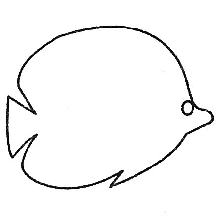三步画出一条热带鱼
