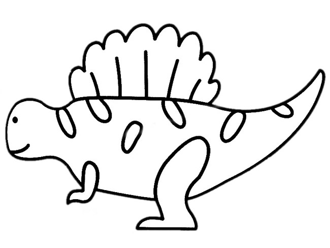 鱼猎龙简笔画带颜色