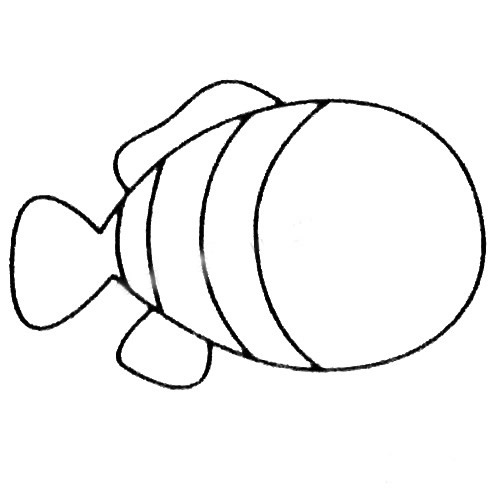 只需三步画一只小丑鱼