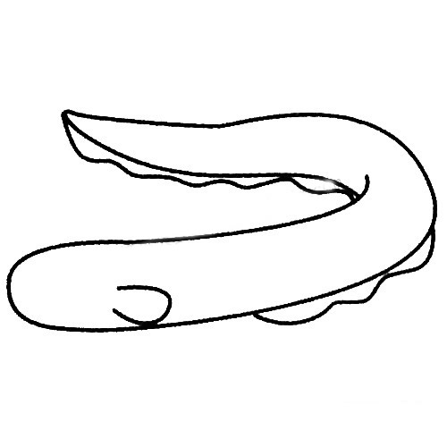 电鳗怎么画 电鳗简笔画步骤