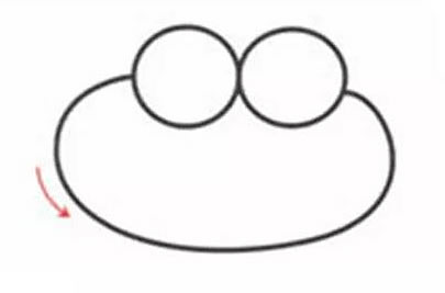 一步步教你画绿色的青蛙