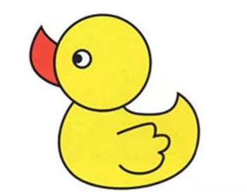 简单的小黄鸭怎么画 简单的小黄鸭怎么画