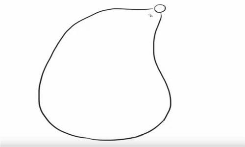 胖嘟嘟的小鼹鼠简笔画教程