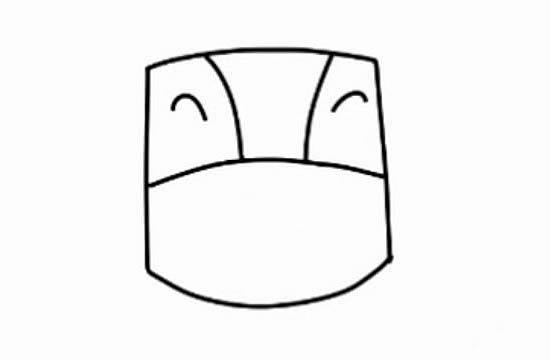 卡通的黄牛简笔画步骤教程