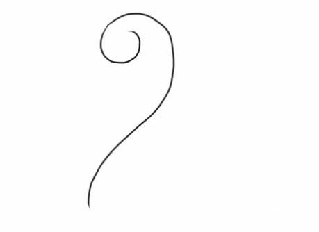 水中的白天鹅简笔画教程