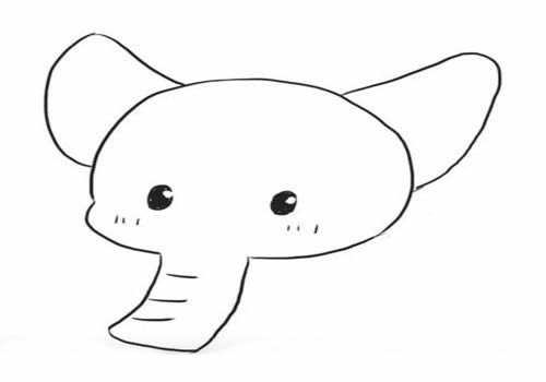 简单可爱的小象怎么画